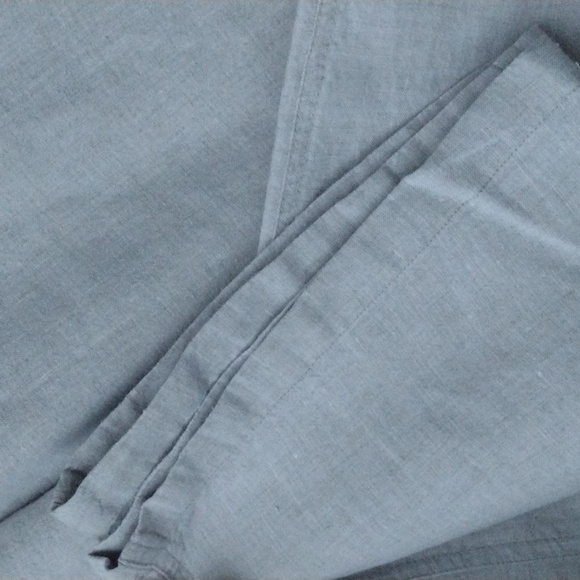 Allen Allen Oatmeal Linen Pull-on Pants M - Picture 6 of 11